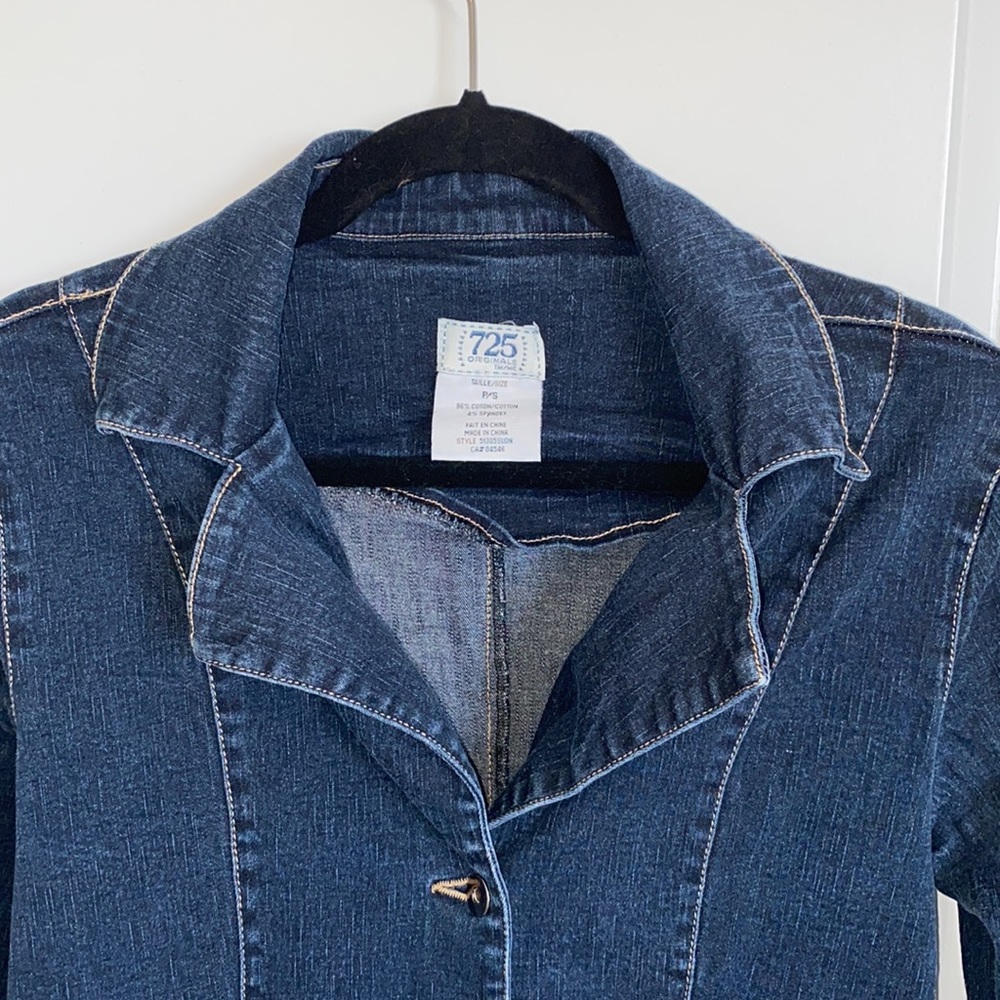 Denim Coat Jacket 725 Original - Picture 6 of 8